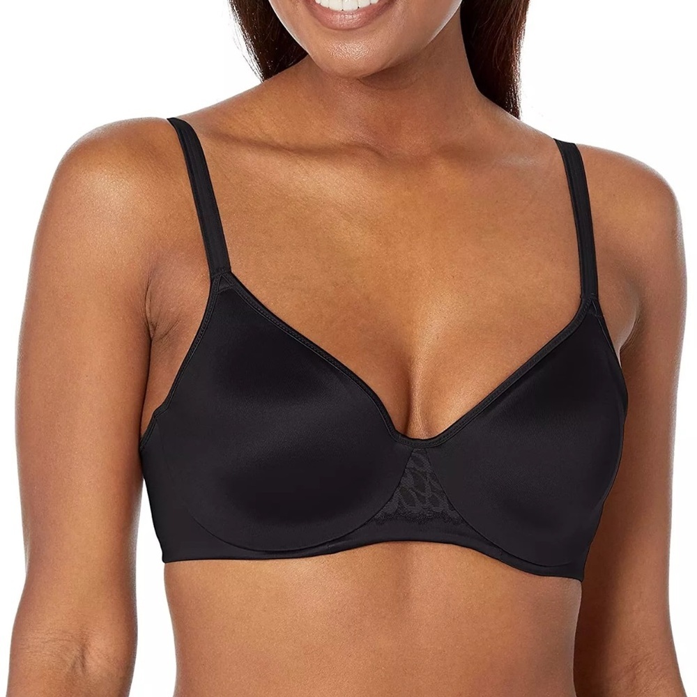 Bali Women's Passion for Comfort Back Smoothing Underwire Bra‎ DF3390 36DD Black